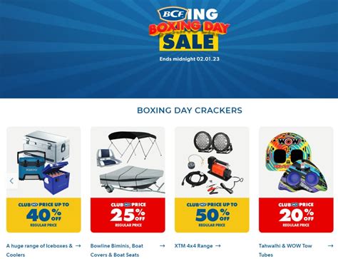 bcf boxing day sale 2023.